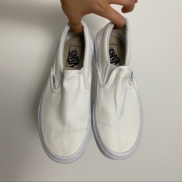 used white slip on vans